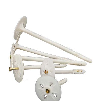 플라스틱 와셔가있는 200mm 보온 절연 캡 못