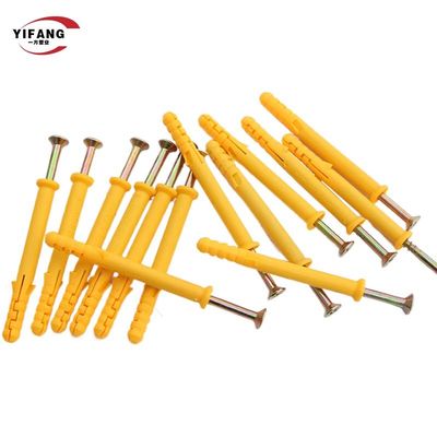 고무 나일론 8*40mm 플라스틱 벽 플러그 앵커