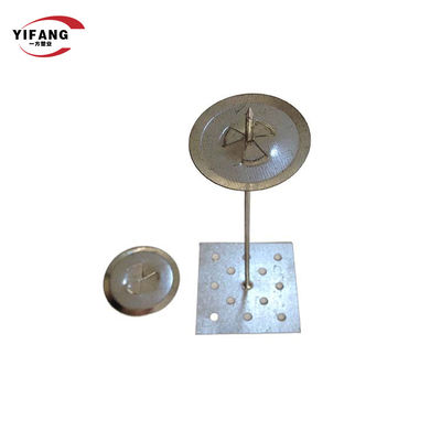 아연 도금 철 절연 25*25 Rockwool 고정 핀