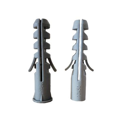 엄격한 8*40mm 가소성 팽창 앵커 회색 월 플러그